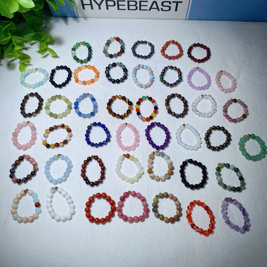 Mixed Crystal Adjustble Ring Bulk Wholesale