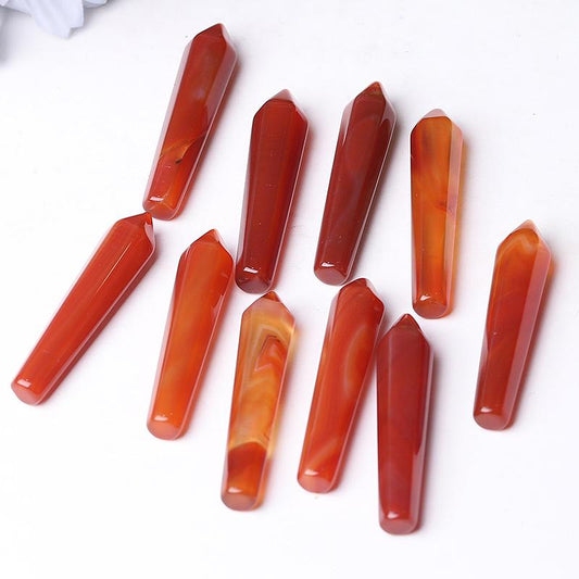 2" Carnelian Point Wholesale Crystals