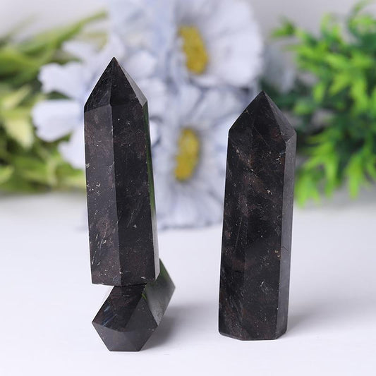 Natural Astrophylite Point for Collection Healing Tower Wholesale Crystals