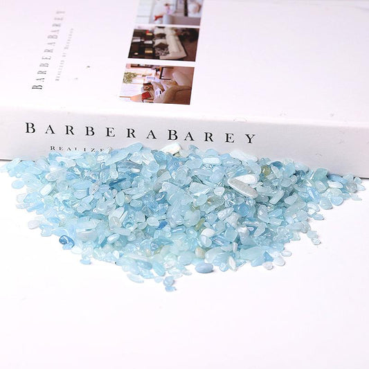0.1kg 7-9mm Wholesale High Quality Aquamarine Chips Wholesale Crystals