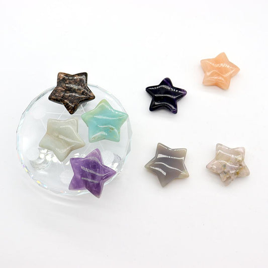 Healing Stones Crystals Star Shape Carving Wholesale Crystals