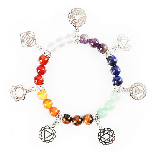 Chakra Bracelet with Ornament Wholesale Crystals
