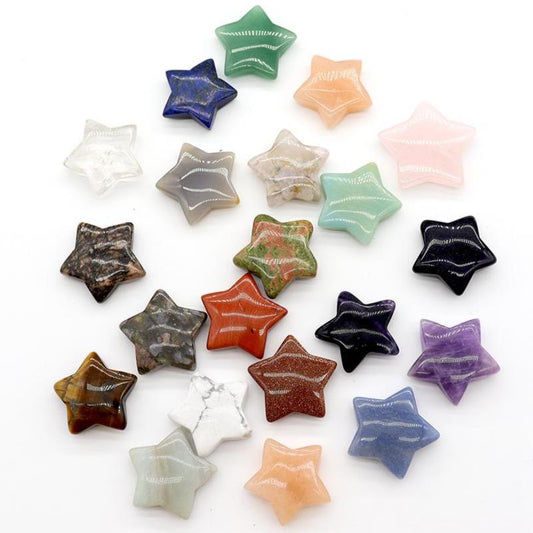 Healing Stones Crystals Star Shape Carving Wholesale Crystals