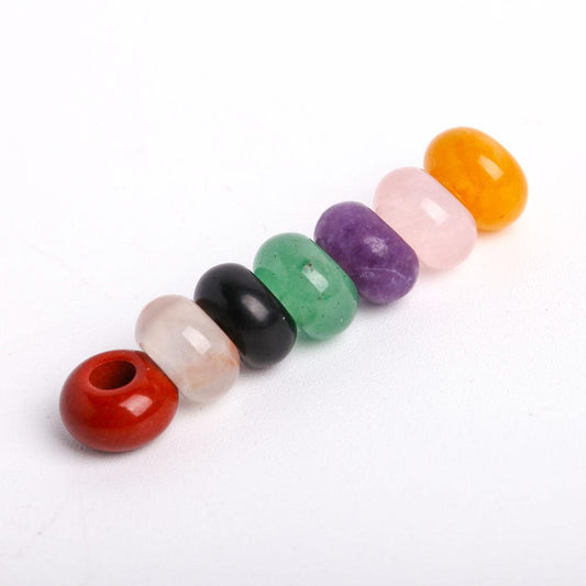 Donuts Shape Chakra Crystal Necklace Jewelry Wholesale Crystals