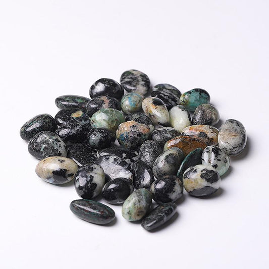 0.1kg 20mm-30mm Moss Agate Tumbles Wholesale Crystals