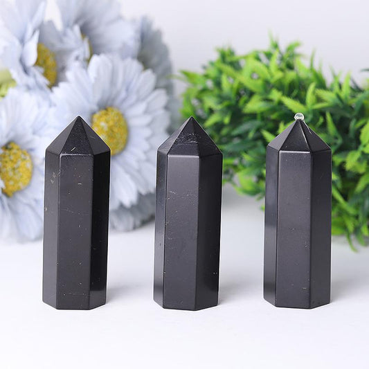 3.2" Shungite Tower Wholesale Crystals