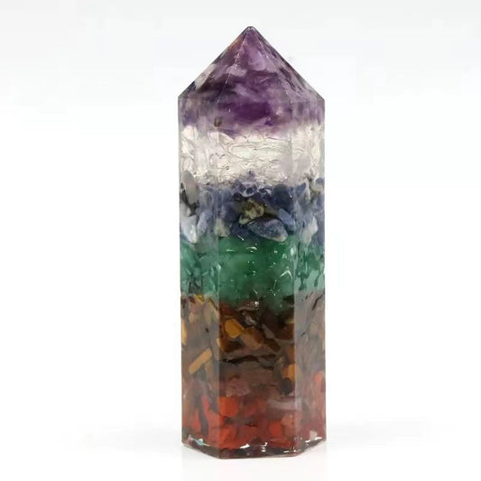 80mm Resin Chakra Point Wholesale Crystals
