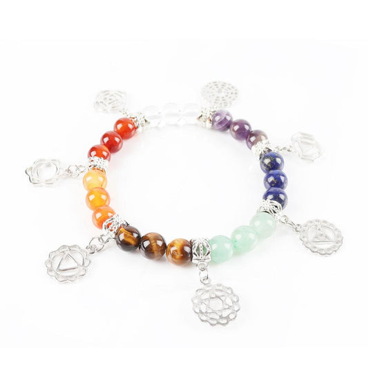 Chakra Bracelet with Ornament Wholesale Crystals