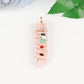 2" Chakra Wire Wrapped Pendant Wholesale Crystals