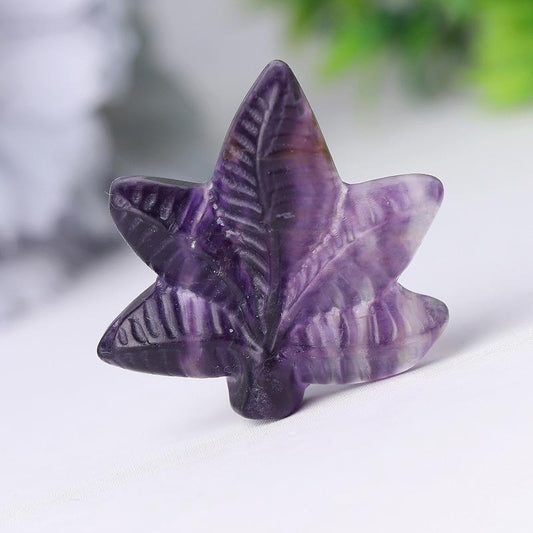 Fluorite Leaf Crystal Carvings Wholesale Crystals