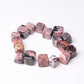 0.1kg 20mm-25mm Rhodonite Cubes Wholesale Crystals
