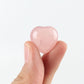 20mm Mini  Rose Quartz Heart Shape Crystal Carvings for DIY  Jewelry Wholesale Crystals
