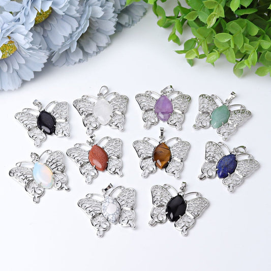 Butterfly Design Crystal Pendant Wholesale Crystals