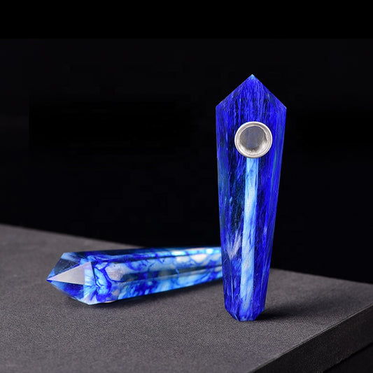 Blue smelting Smoking Pipe wholesale support mixed customization Wholesale Crystals