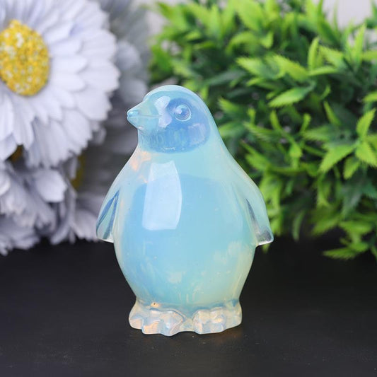 3" Opalite Penguin Crystal Carving Wholesale Crystals