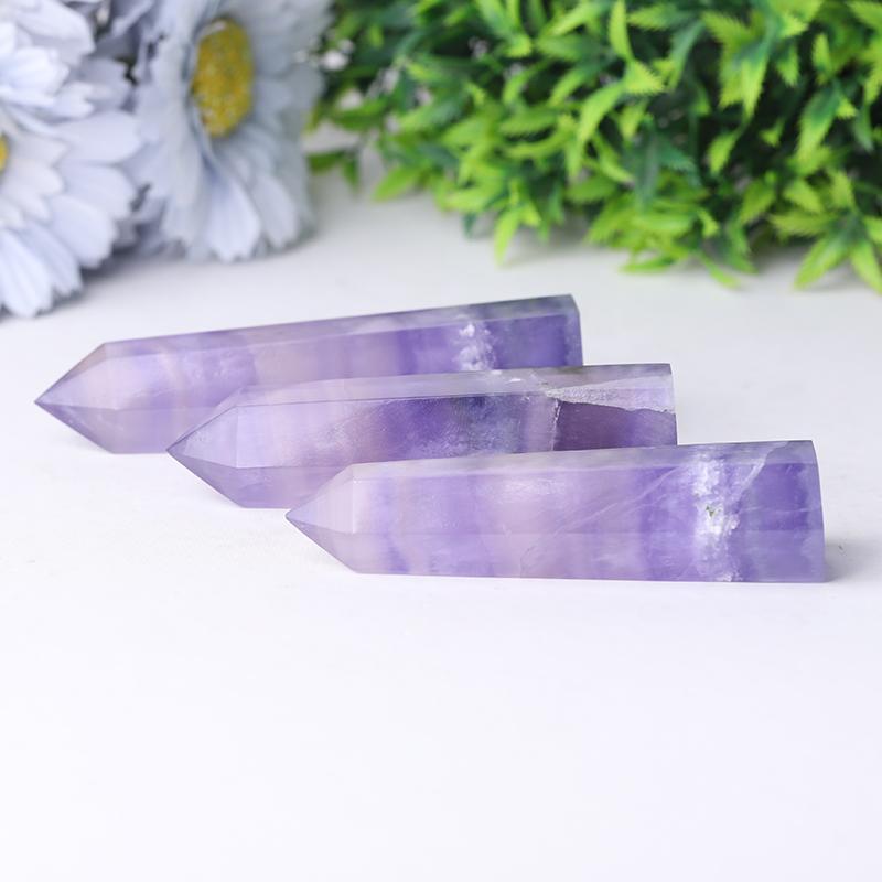 2.4"-4.5" Flourite Crystal tower Wholesale Crystals
