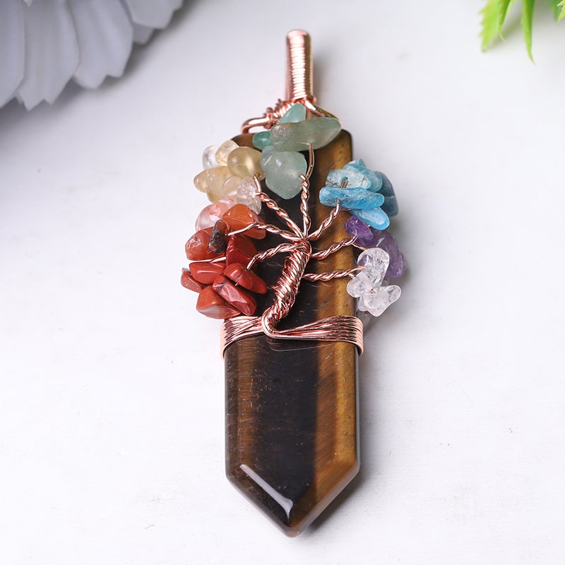 2.5" Tree of Life Crystal Pendant Wholesale Crystals
