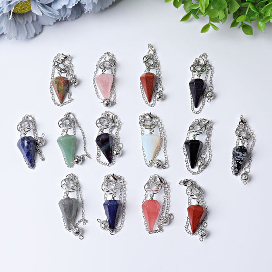 9" Arrow Head Crystal Pendulum Wholesale Crystals