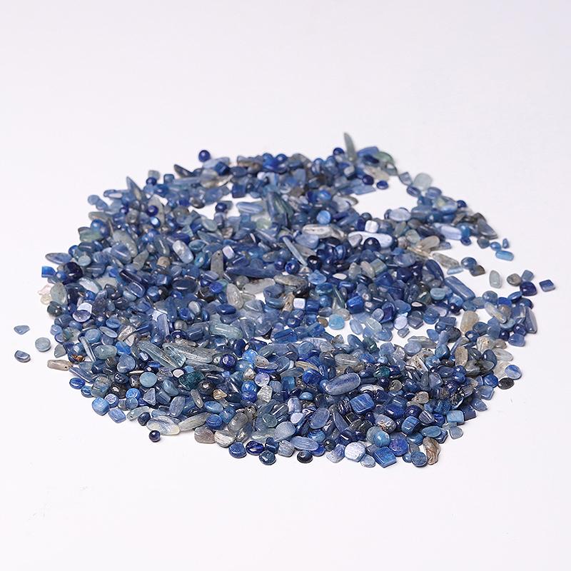 0.1kg 5-7mm Natural Blue Kyanite Chips Wholesale Crystals