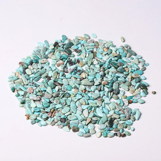 0.1kg 5-7mm Natural Turquoise Chips for Decoration Wholesale Crystals
