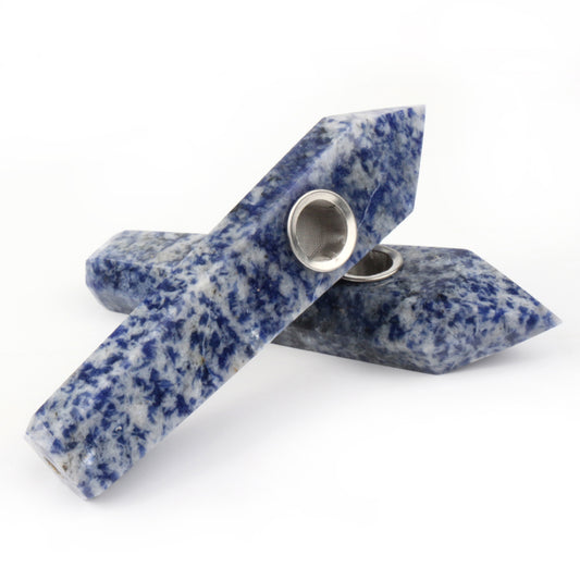 Blue dot Smoking Pipe wholesale support mixed customization Wholesale Crystals