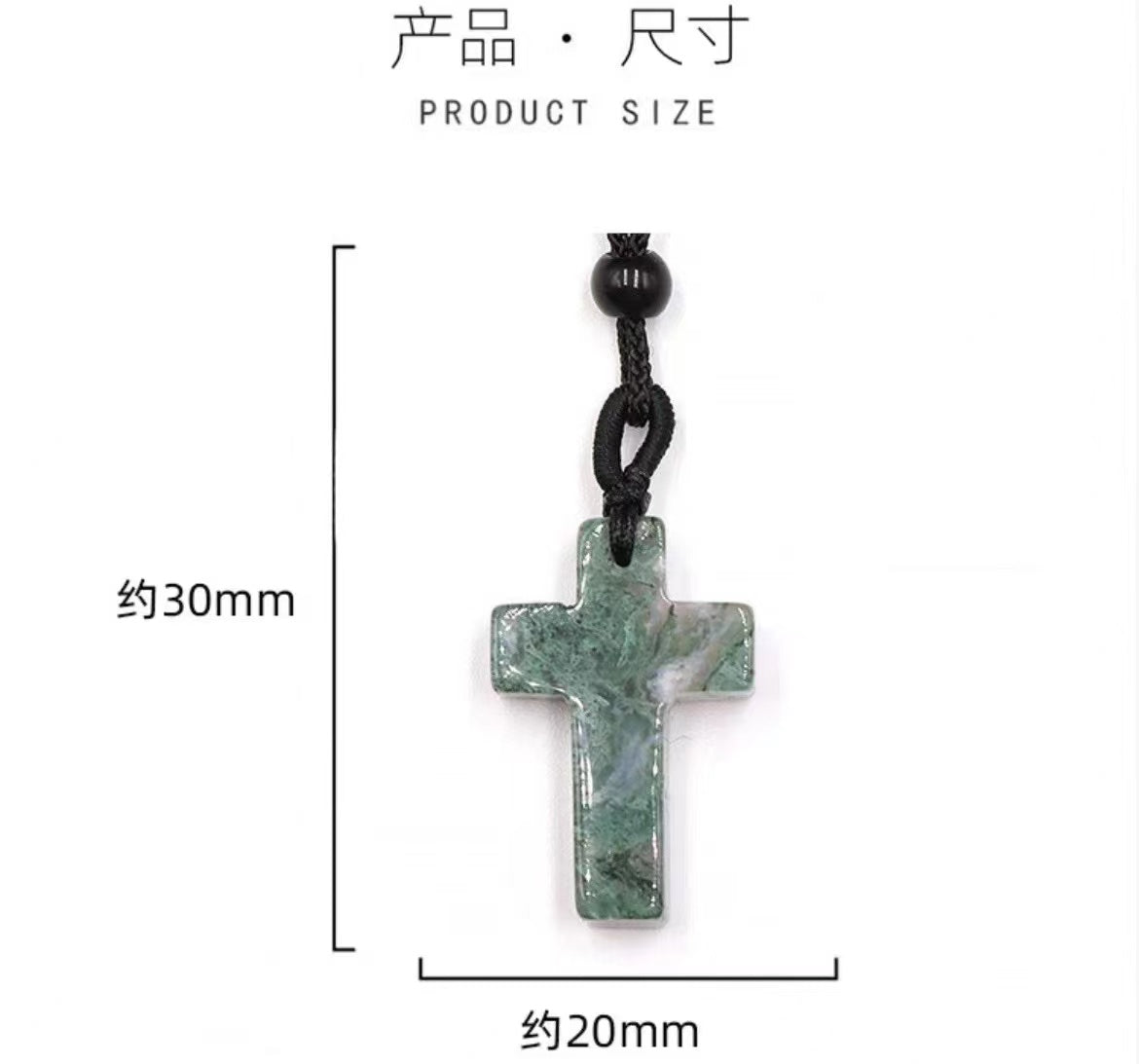 30mm Mixed Crystal Cross Pendant Bulk Wholesale