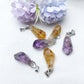 Amethyst Citrine Raw Stone Pendant Bulk Wholesale