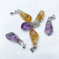 Amethyst Citrine Raw Stone Pendant Bulk Wholesale