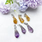 Amethyst Citrine Raw Stone Pendant Bulk Wholesale