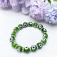 8-10mm Colored Crystal Evil Eye Bracelet Bulk Wholesale