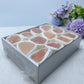 Orange Calcite Raw Stone Collection Box Bulk Wholesale