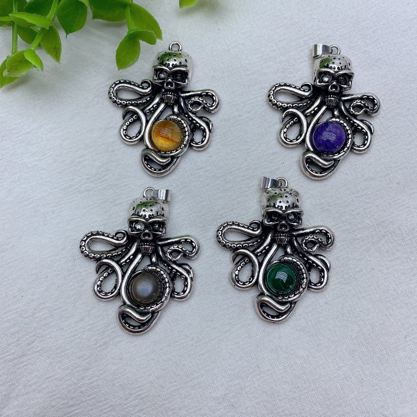 Mixed Crystal Squid Pendant Bulk Wholesale