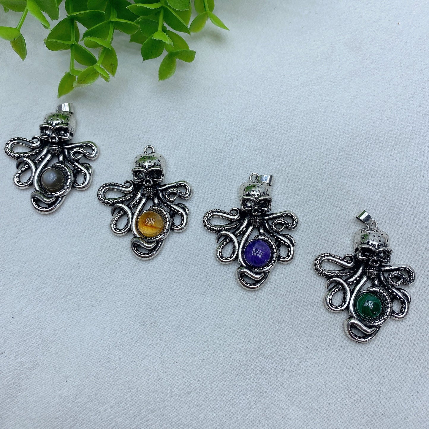 Mixed Crystal Squid Pendant Bulk Wholesale