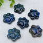 1.2" Blue Flash Labradorite Cat Paw Carvings Bulk Wholesale