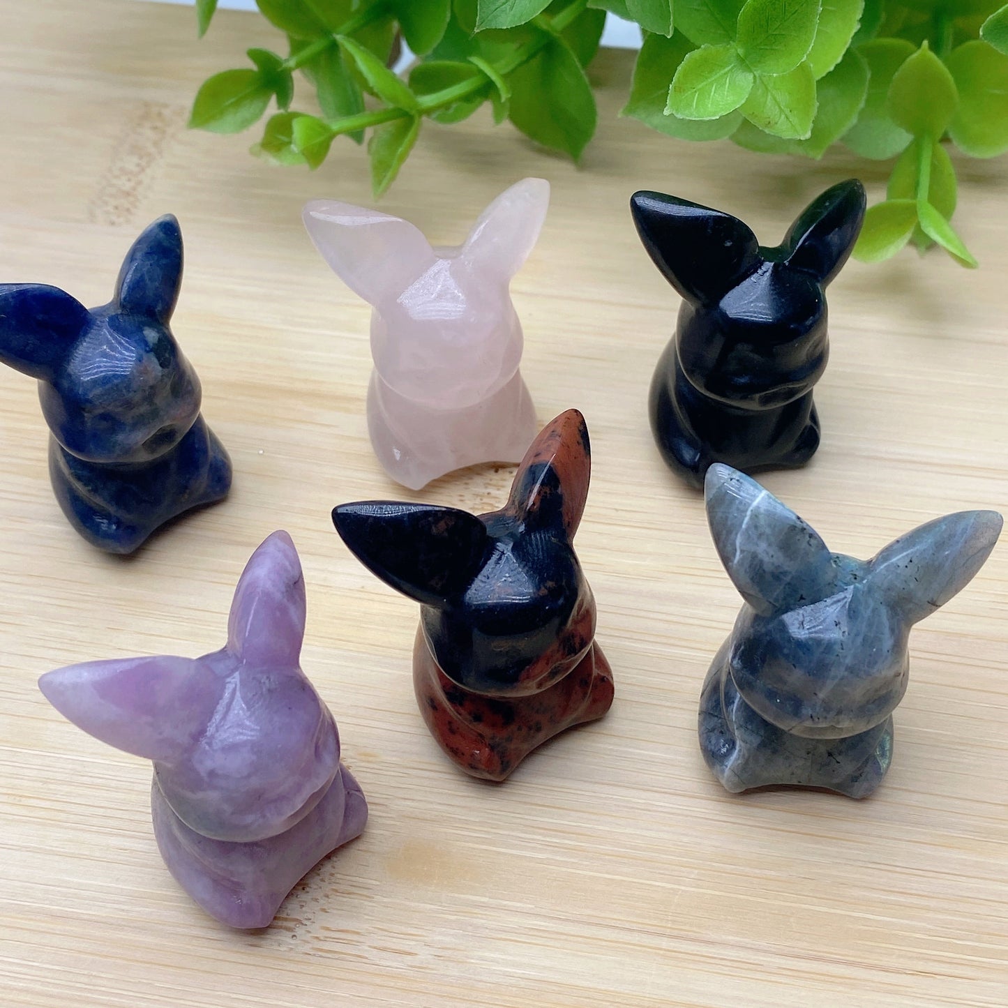 1.3" Mixed Crystal Pikachu Carvings Bulk Wholesale