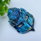 3.8" Labradorite Fox Mask Carvings Bulk Wholesale