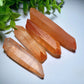 2.5"-3.3" Orange Quartz Stick Bulk Wholesale