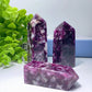 2.0"-4.0" Purple Mica Points Bulk Wholesale