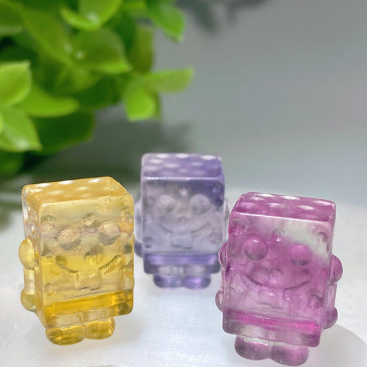 Mixed Fluorite Mini Cartoon Chartactor Bulk Wholesale