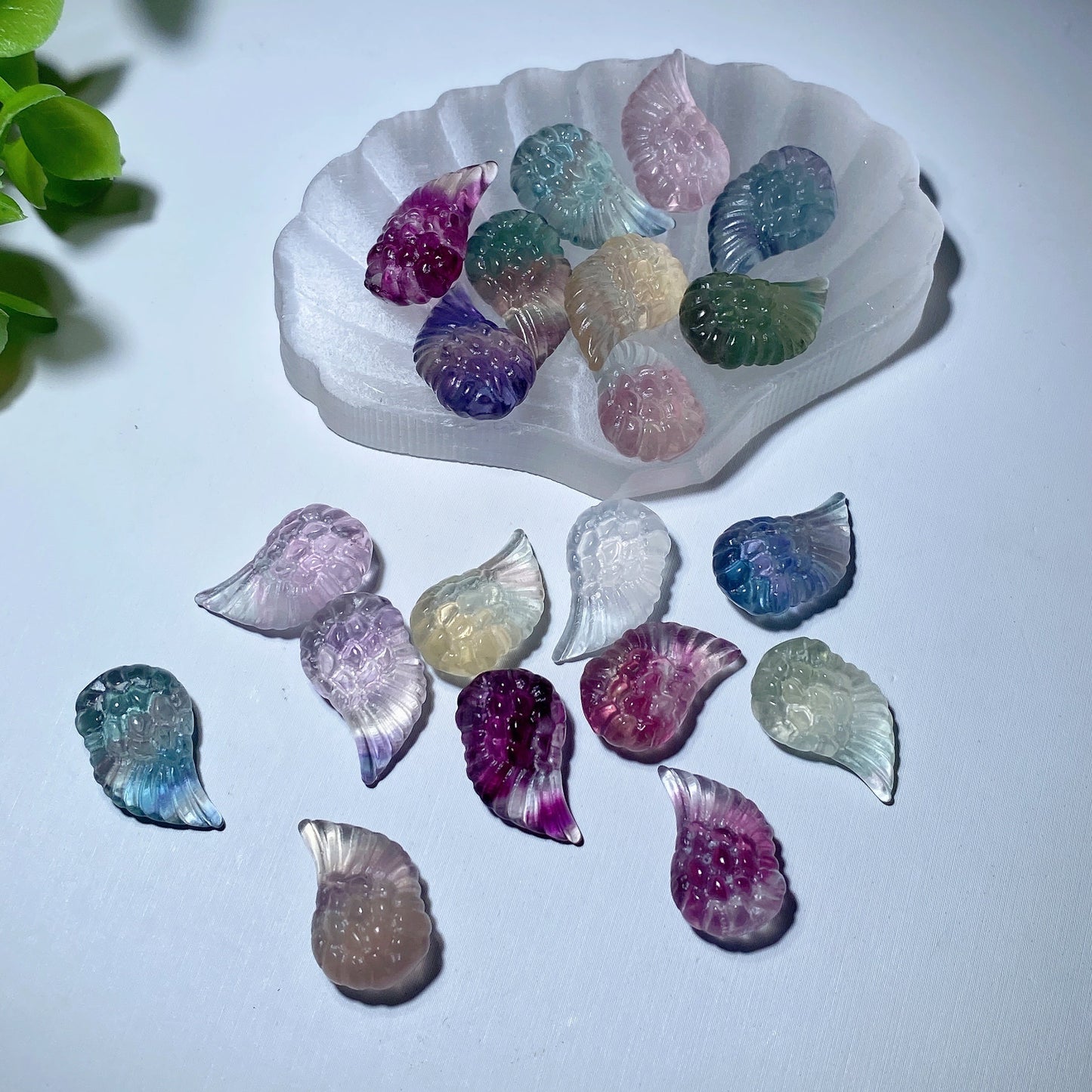 Mixed Mini Fluorite Carvings Bulk Wholesale