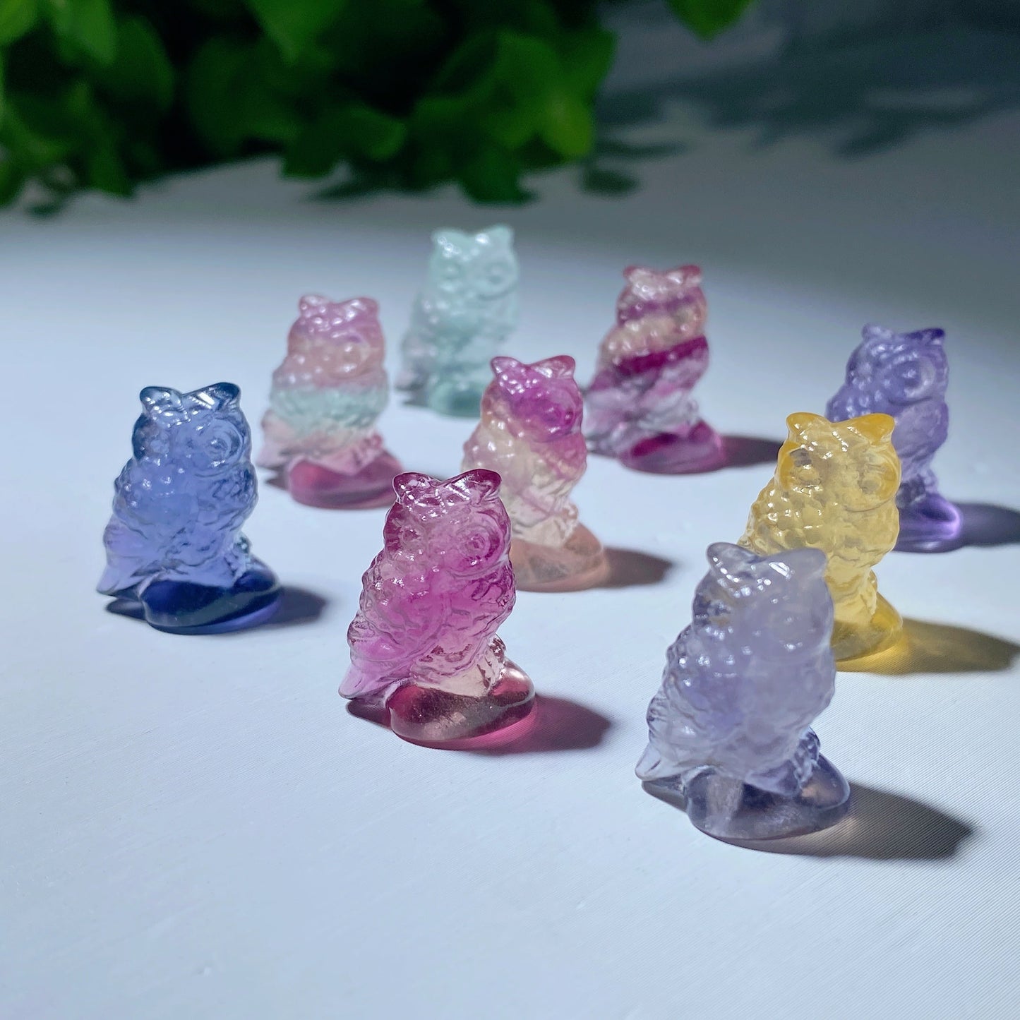 Mini Fluorite Animal Carvings Bulk Wholesale