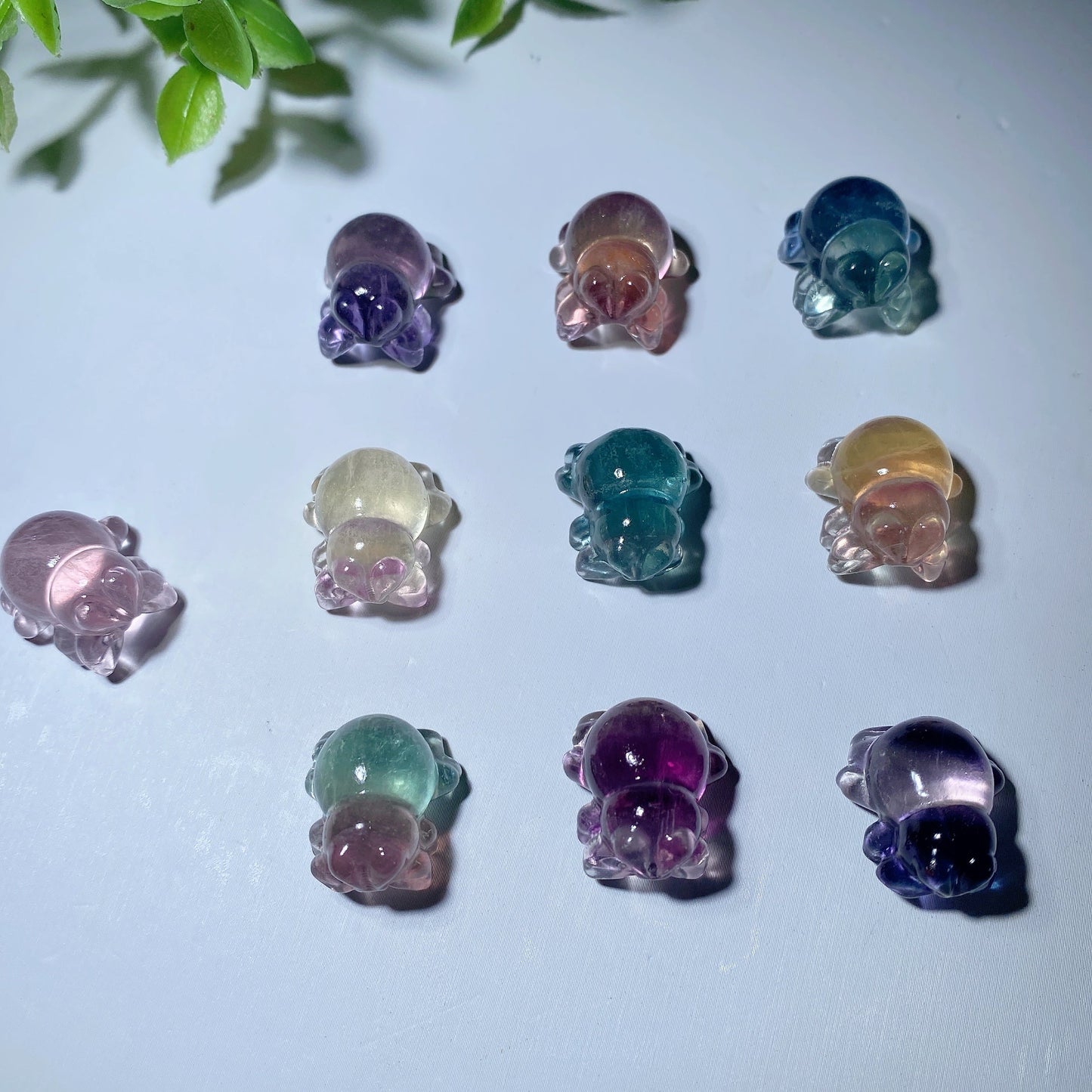 Mixed Mini Fluorite Carvings Bulk Wholesale