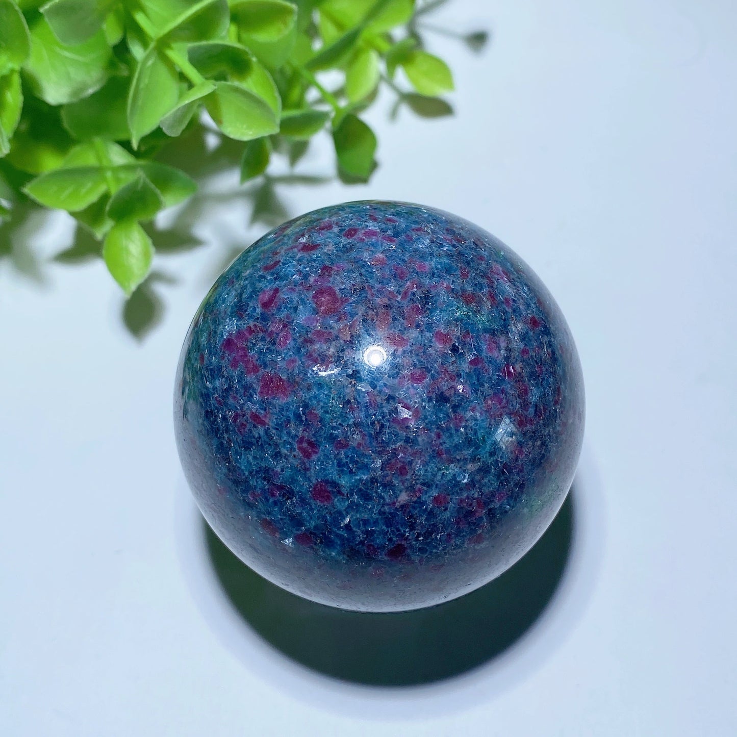 2.0"-4.0" Ruby Kyanite In Green Mica Sphere Bulk Wholesale