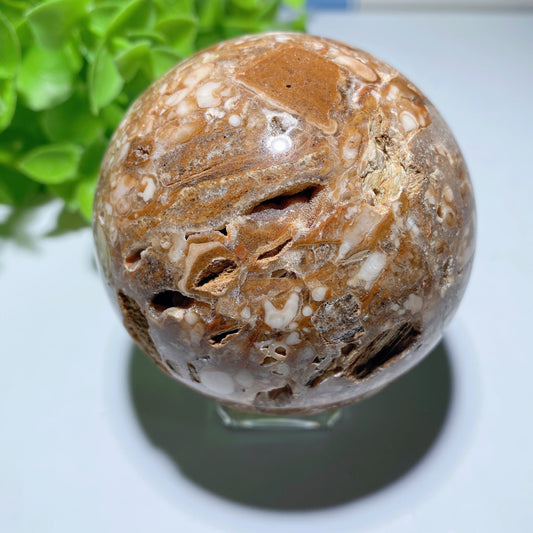 2.0"-4.0" Chocolate Calcite Sphere Bulk Wholesale