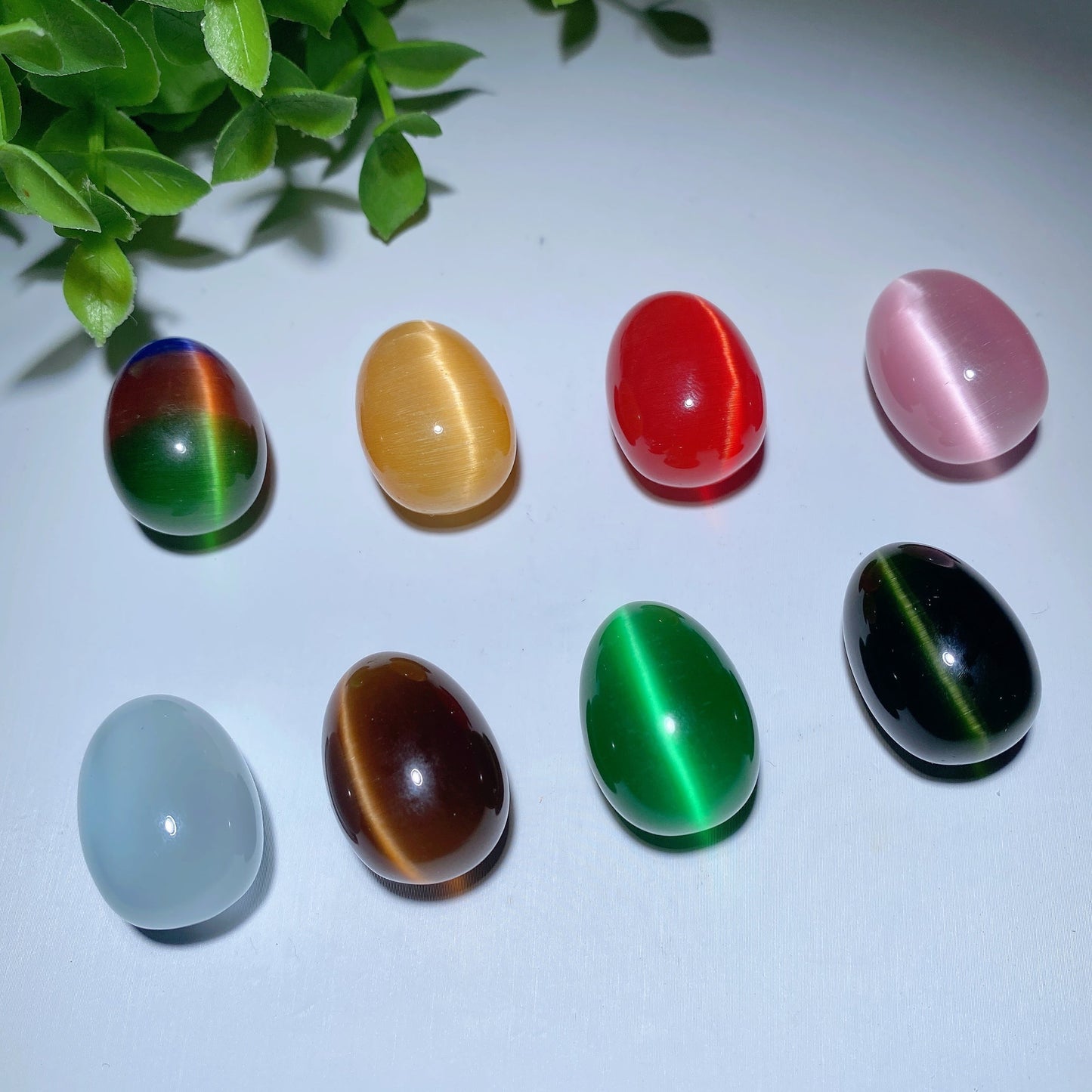 0.97" Mini Mixed Cat's Eye Eggs Bulk Wholesale