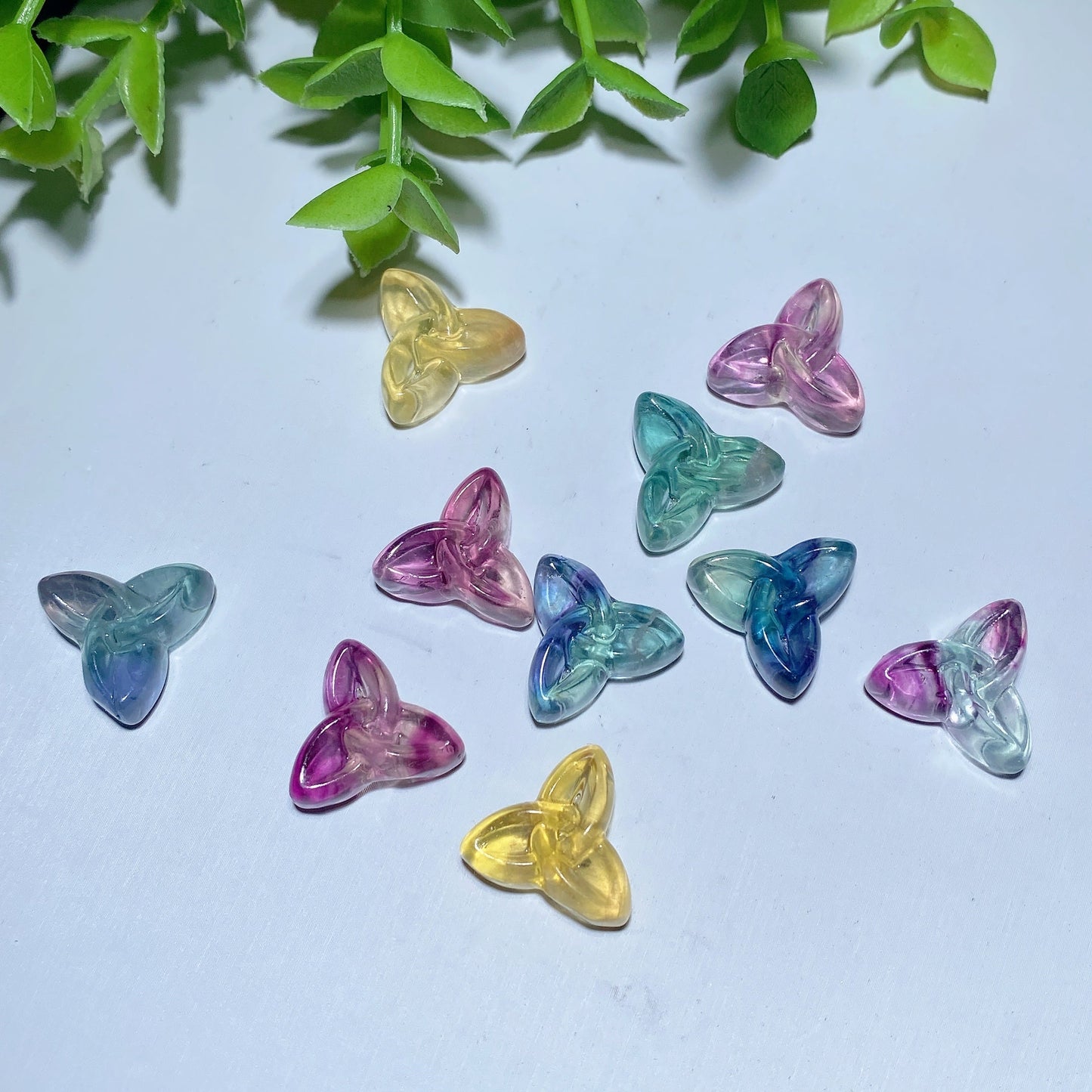 Mixed Fluorite Mini Carvings Bulk Wholesale