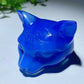 1.8" Mixed Crystal Cat Head Carvings Bulk Wholesale