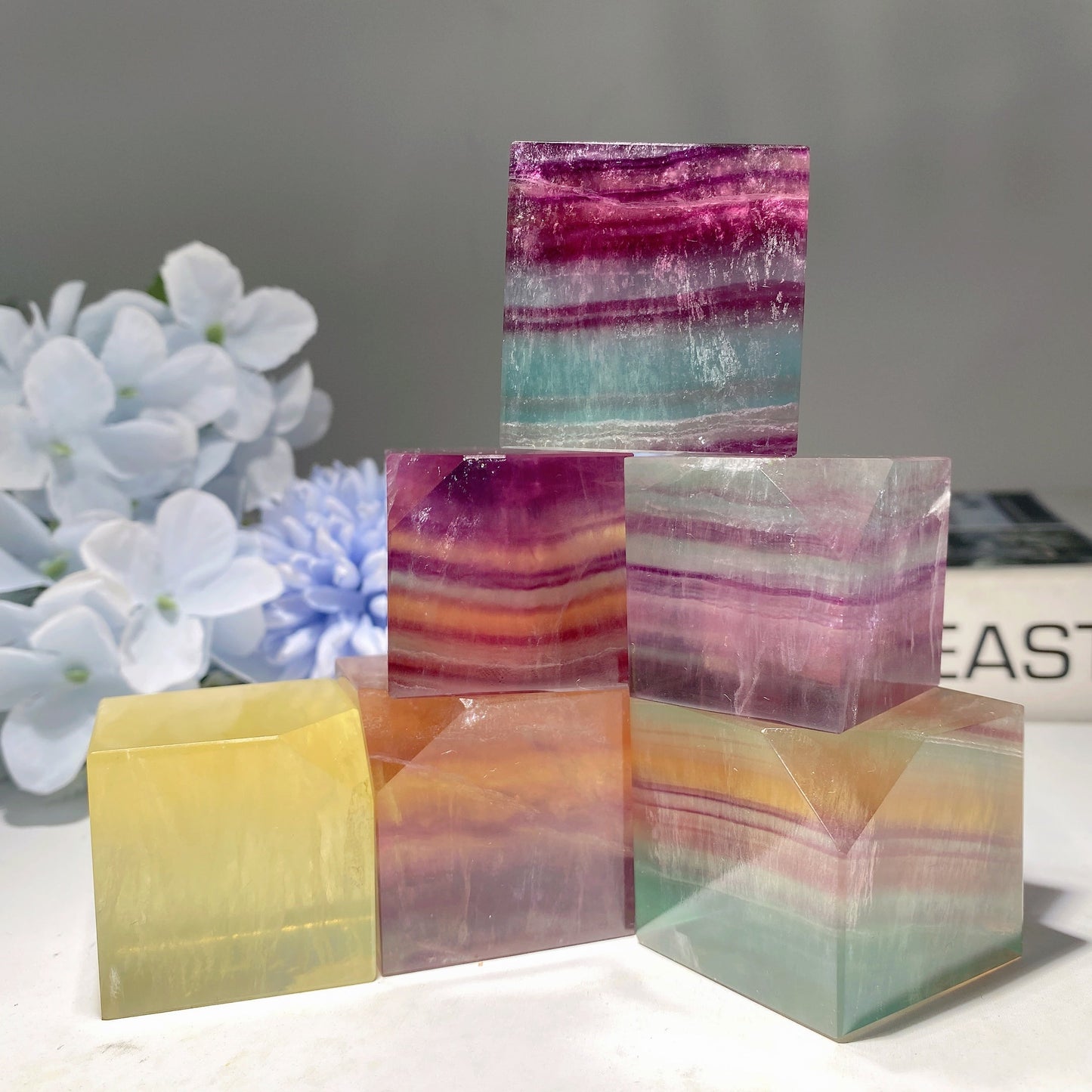 1.2"-1.6" Fluorite Cube Bulk Wholesale