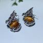 Mixed Crystal Dragon Earrings Bulk Wholesale