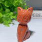 2.2" Mixed Crystal Cat Carvings Bulk Wholesale